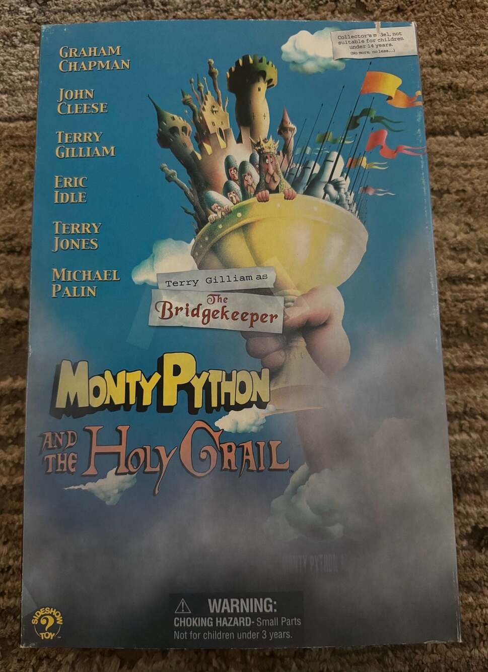 Sideshow Toy Monty Python Holy Grail Terry Gilliam The Bridgekeeper 12" Figure